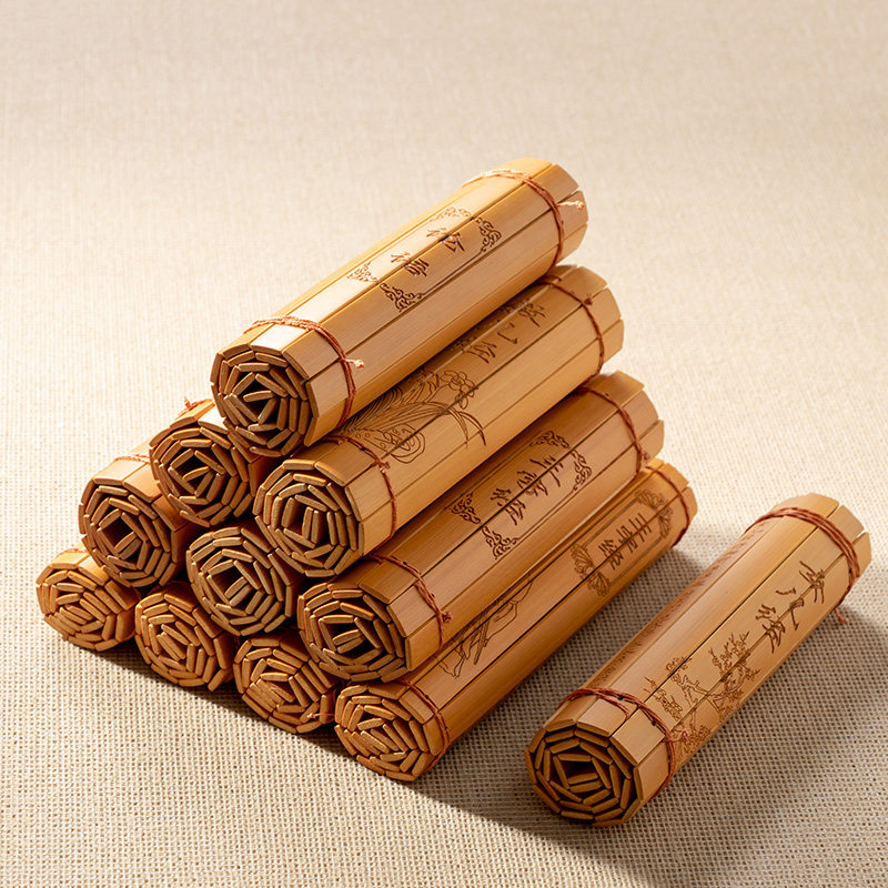 中国风竹简书卷弟子规三字经创意舞台表演拍摄道具复古装饰品摆件