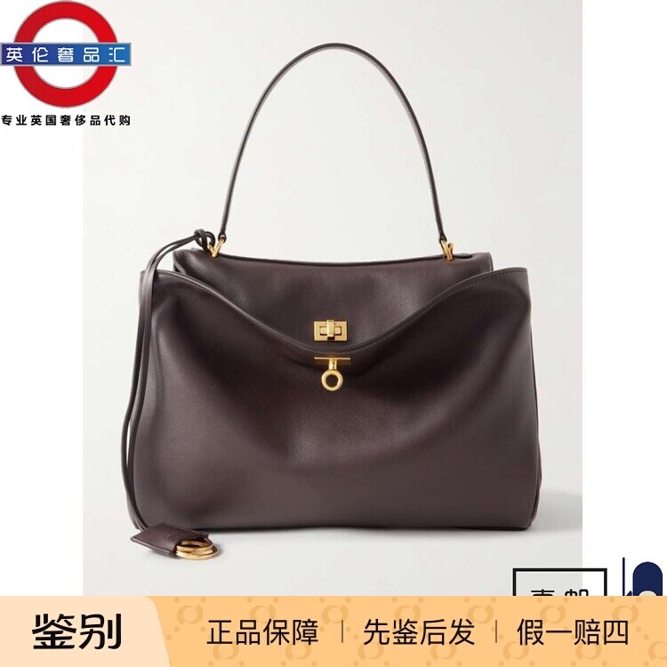 英伦代购 2女新款Balenciaga/巴黎世家 皮革中号单肩包 伦敦包邮