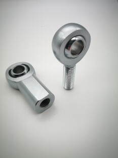 重型公制英制合金钢注塑杆端关节轴承方向机拉杆鱼眼球头珞钼钢XM