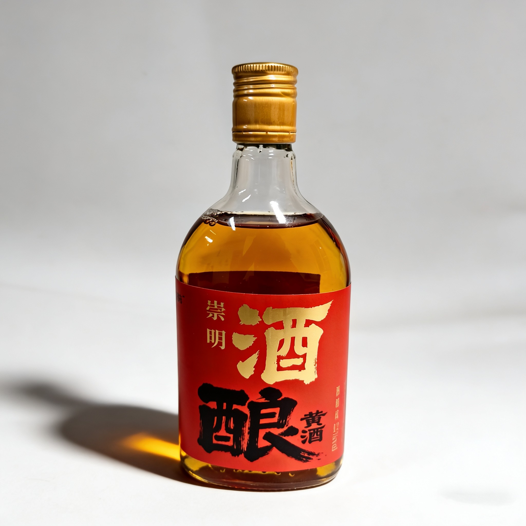 春昉上海崇明酒酿黄酒12度半甜型500ml/瓶特产黄酒传统酿造包邮