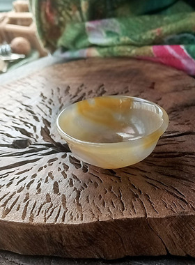美轮美奂纯天然高冰老玛瑙纯手工雕刻功夫茶杯子喝茶喝水茶具