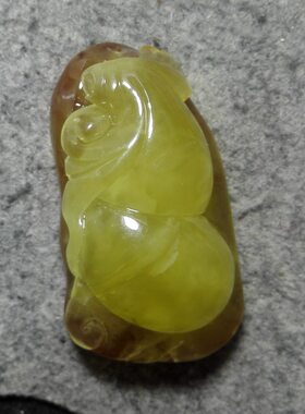 背面瑕疵 蜜蜡 葫芦 吊坠 坠子 21.05克 58MM 花8