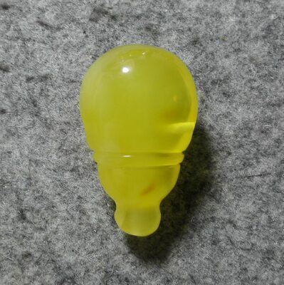 蜜蜡 三通 佛头 6.25克 18.5*21*34MM 10