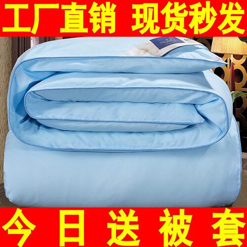 春秋被子空调被双人加厚冬被清仓