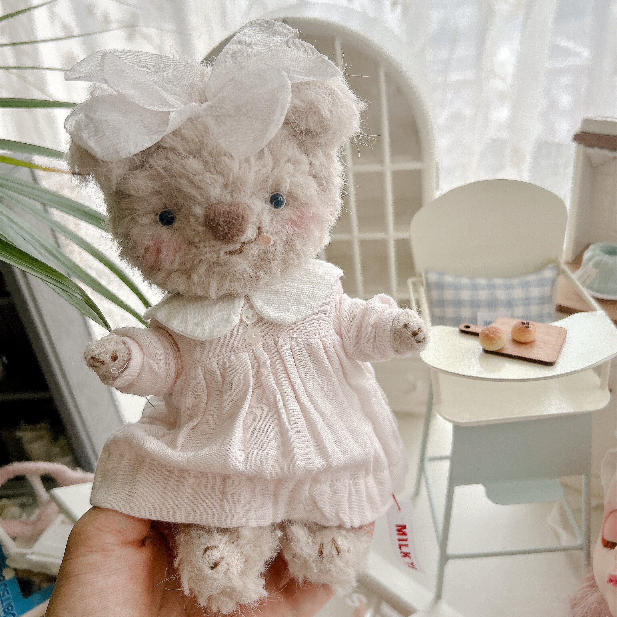 艺术家毛海玩偶teddy小熊五关节手工定制玩具熊生日礼物