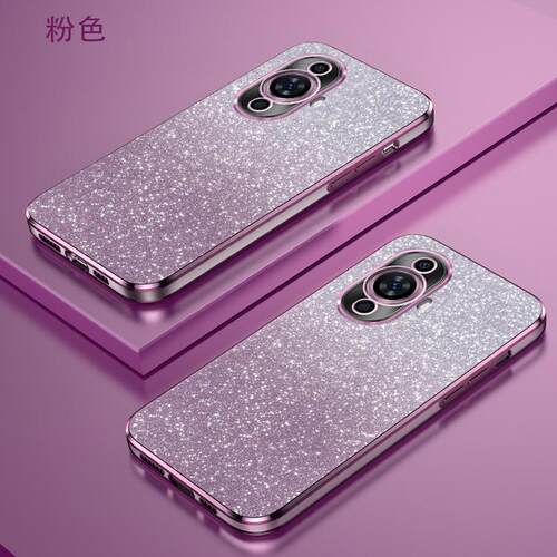 适用华为Nova12por手机壳渐变闪粉Nova11镜头全包防摔Nova9se/7/6/5/4透明硅胶软壳简约8女新款14/1310高级感