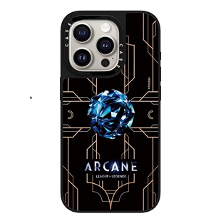 C适用苹果16iPhone14plus15镜面13promax磁吸LOL双城之战手机壳12软边防摔新款创意高级感男女17保护套