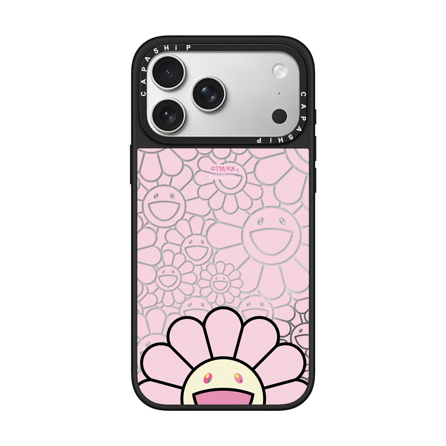 CASE适用苹果17iPhone14plus16镜面13promax磁吸Magsafe村上隆太阳花xr手机壳12防摔11新款xs高级感15保护套