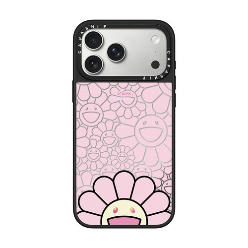 CASE适用苹果17iPhone14plus16镜面13promax磁吸Magsafe村上隆太阳花xr手机壳12防摔11新款xs高级感15保护套