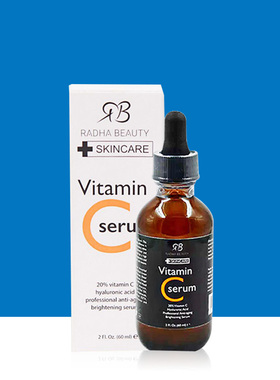 无外盒美国RB Radha Beauty20% VC玻尿酸精华60Ml淡化痘印 去痘印