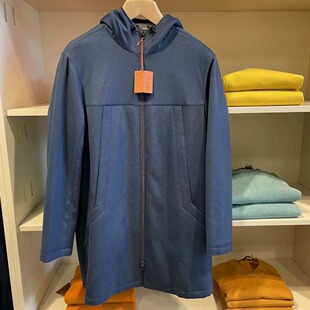 羊绒 男士 春季 现货 外套 2023 藏蓝色 新款 LoroPiana