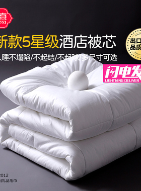 五星级酒店羽丝绒被芯四季通用夏季保暖被子民宿宾馆久睡不塌陷