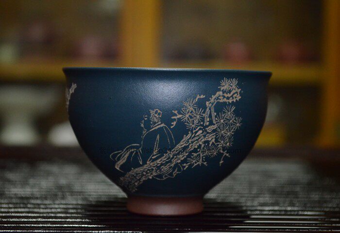 宜兴紫砂壶名家全手工茶具茶壶主人杯单杯吴建立品茗杯小杯包邮