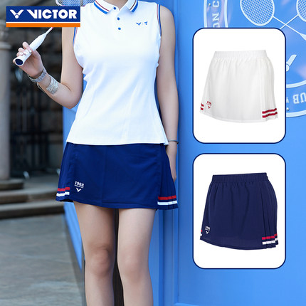 VICTOR威克多羽毛球服胜利俱乐部女生速干梭织运动短裙K-5507VBC