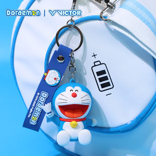 VICTOR威克多胜利羽毛球服哆啦A梦联名系列钥匙扣挂件PG6014DRM