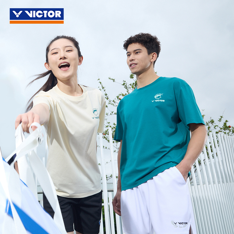 胜利羽毛球服男女款凉感抗