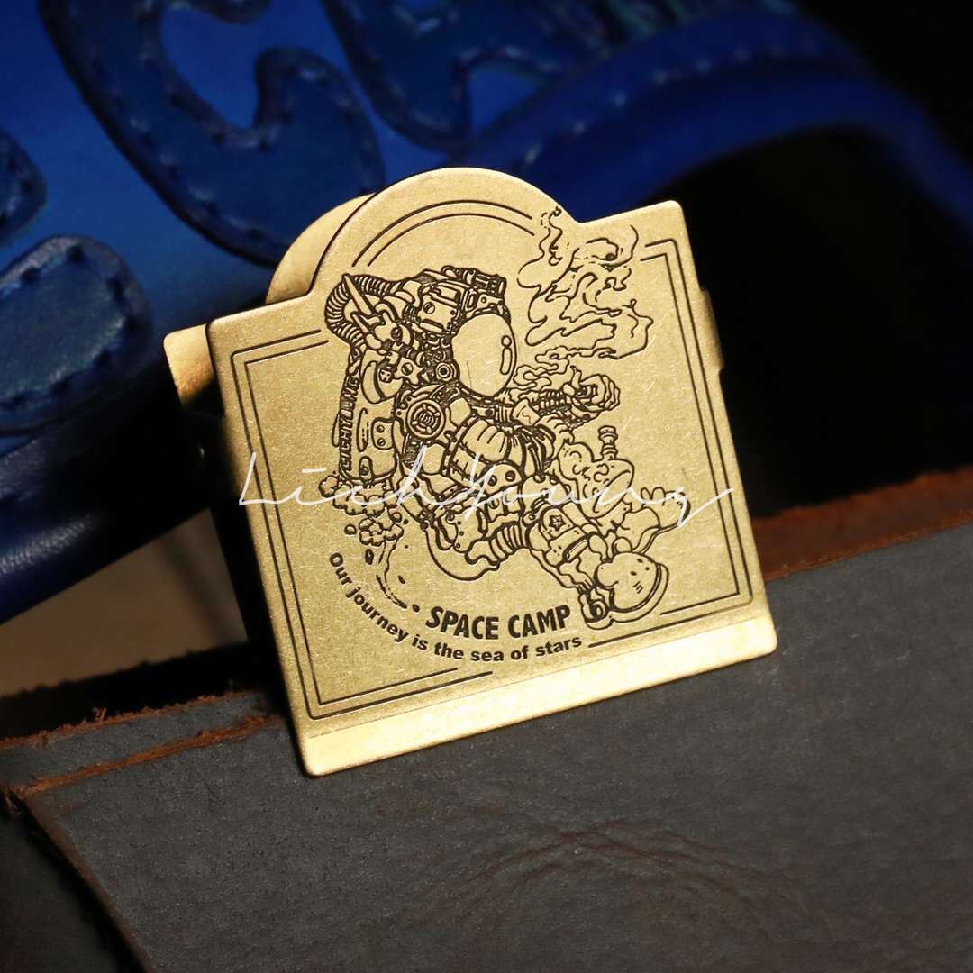 《SPACE CAMP》系列插画周边Vol.059《浓缩试验》票据夹/黄铜夹