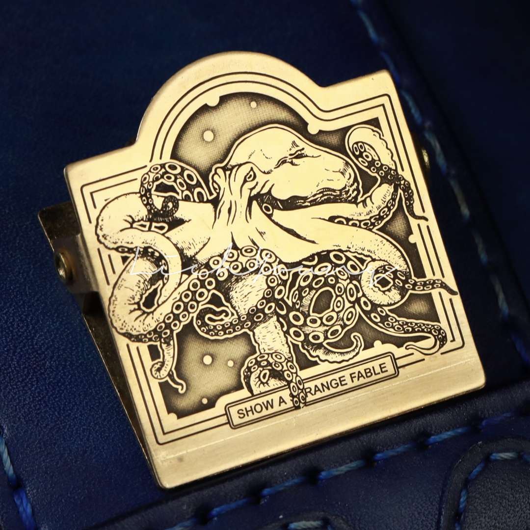 《怪童话》系列插画周边 Thinker 智者章鱼 票据夹/黄铜夹