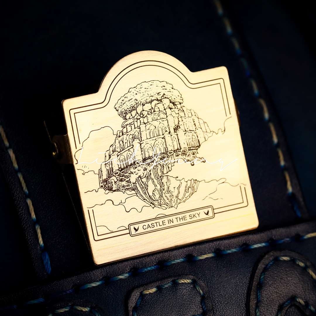 《影视经典》二创 Castle in the Sky 天空之城 票据夹/黄铜夹
