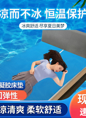 夏家用冰凉垫蜂窝凝胶床垫镂空透气学生宿舍硅胶老人卧床护理褥疮