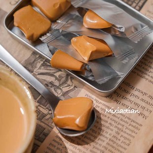 米小田 3袋 空气感姜糖25%高山黄姜原汁红糖充气糖果微辛辣100g