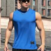 背心训练健身运动跑步速干无袖 t恤上衣坎肩宽松服透气 男篮球夏季