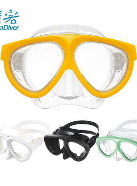 GULL Mantis 5 潜水面镜近视自由潜水肺大视野低容积可配镜片日本