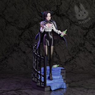 虚拟偶像 Nerissa (含支撑) Remy版 已分件 3D模型Stl文件