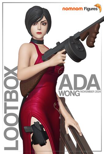 生化危机 艾达·王(含支撑) nomnom版 已分件 3D模型Stl文件