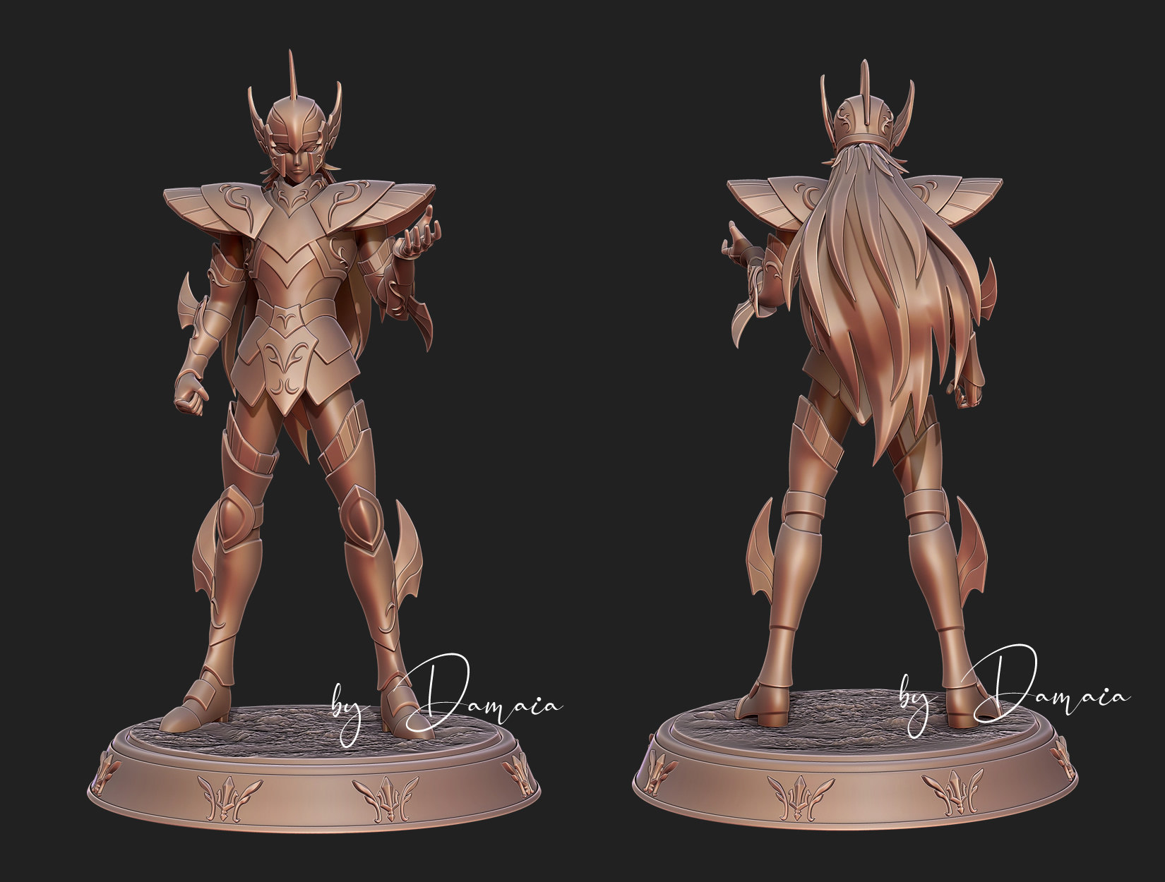 海斗士 海龙加隆 已分件 3d模型stl文件