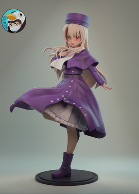 《Fatestay night》伊利亚斯菲尔·冯 已分件 3D模型Stl文件