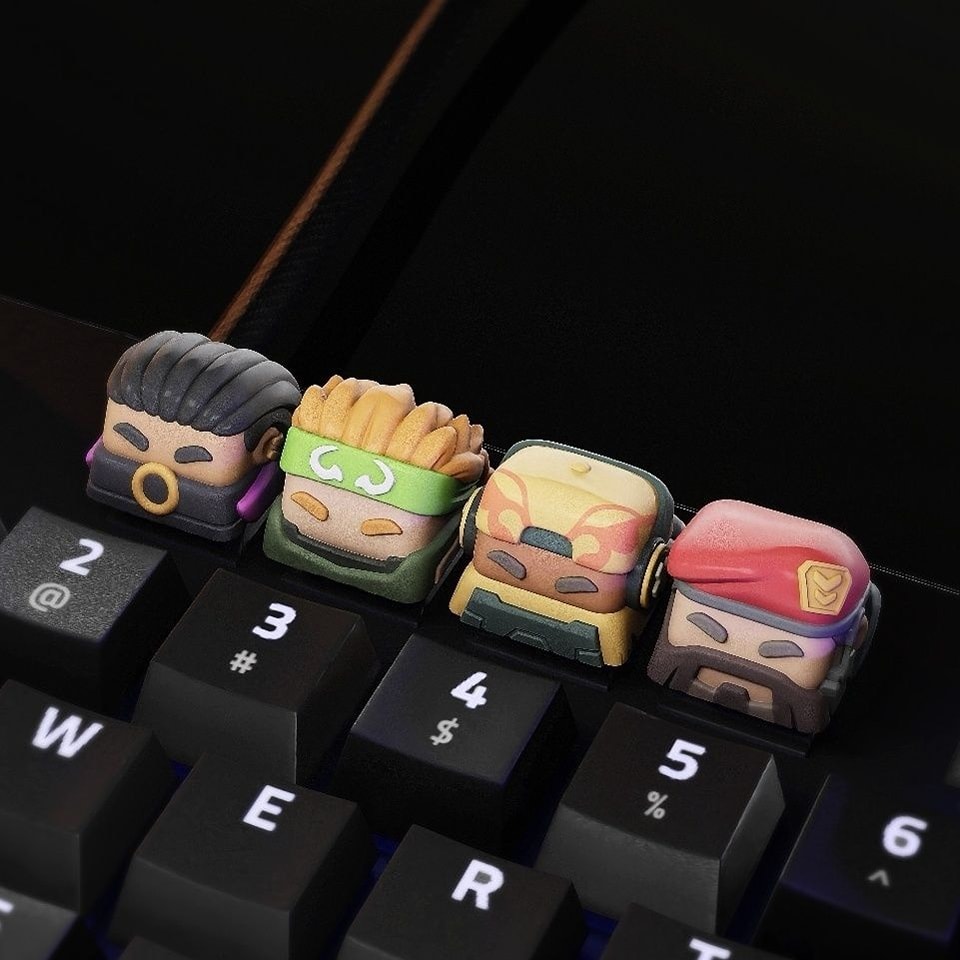 《无畏契约》键帽13款 3D模型Stl文件