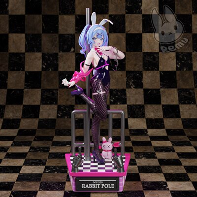 《兔子洞》初音未来(含支撑) Remy版 已分件 3D模型Stl文件