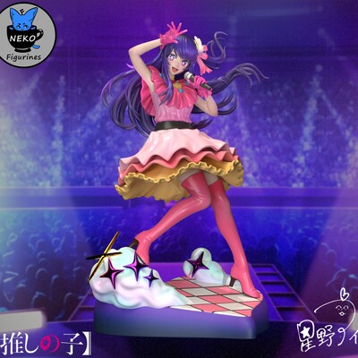 《我推的孩子》%星野爱 已分件 3D模型Stl文件