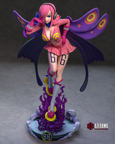 《航海王》文斯莫克·蕾玖 Azerama版 已分件 3D模型Stl文件