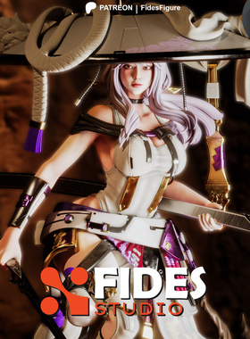 《胜利女神》红莲(含支撑) Fides版 已分件 3D模型Stl文件
