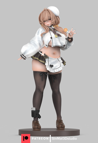 胜利女神 布蕾德 Sin3D版 已分件 3D模型Stl文件