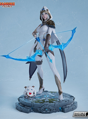 《英雄联盟》艾希(含支撑) Tanuki版 已分件 3D模型Stl文件