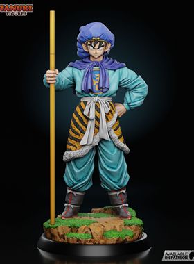 《西游记》悟空 Tanuki版 已分件 3D模型Stl文件