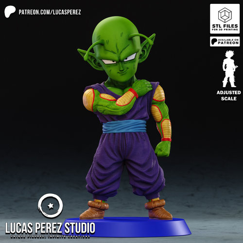 龙珠 Q版短笛 LucasPerez版 ‌ 已分件 3D模型Stl文件
