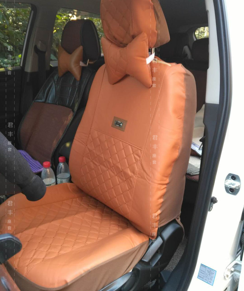 加厚汽车座套PU仿皮革四季