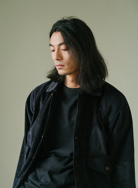 特价 SHOTEN 拼接色块灯芯绒短夹克 城市休闲风 | Smart Chic