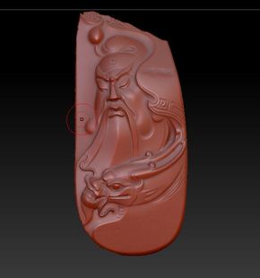 最新款精雕图 扫描大师手工雕刻图 关公精雕图 s0019关公