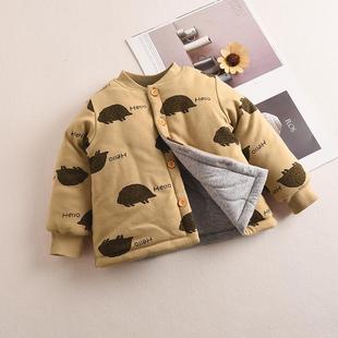 宝宝棉衣婴儿加厚棉服儿童外套纯棉秋冬款内胆棉衣200克厚款