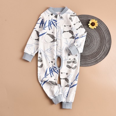纯棉连体衣爬爬服春秋款婴儿