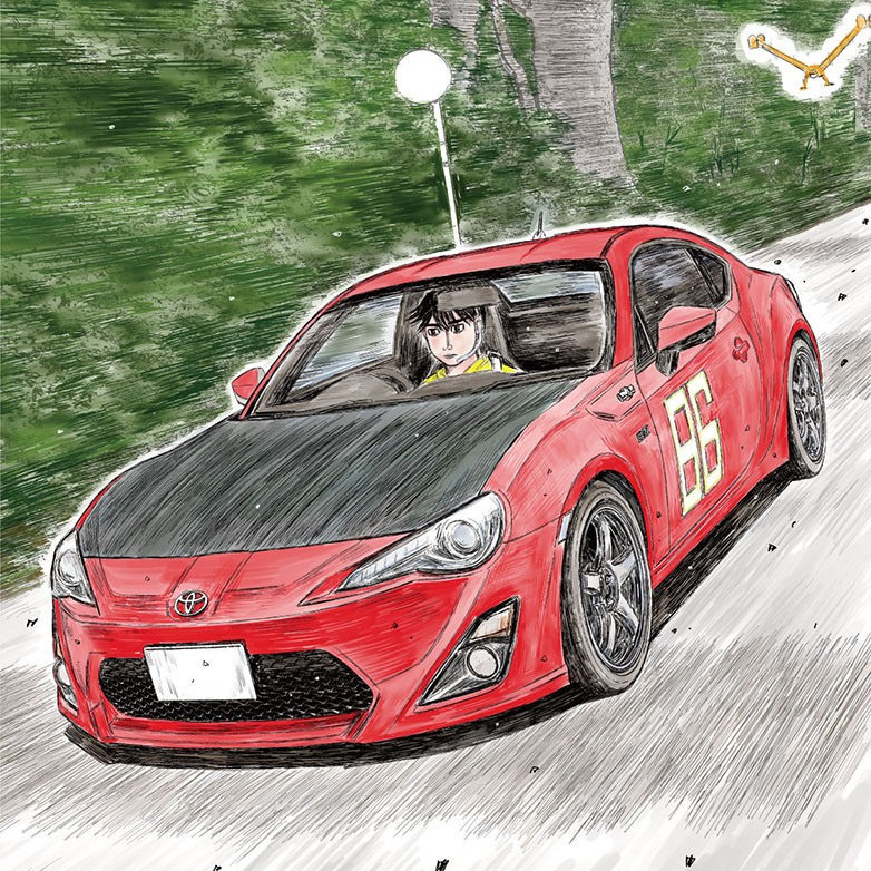 青岛社ZN6丰田86拼装汽车模型