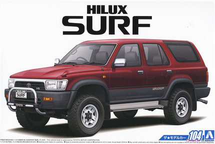 津卫模谷 青岛社05698 1/24 丰田VZN130G Hilux Surf SSR-X宽体91