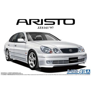 津卫模谷 青岛社06195 1/24丰田 JZS161 ARISTO V300 高级版模型