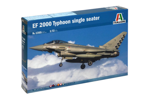 Italeri拼装飞机模型EF-2000台风
