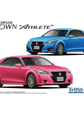 津卫模谷 青岛社06821 1/24 丰田GRS214/AWS210皇冠'15 拼装模型